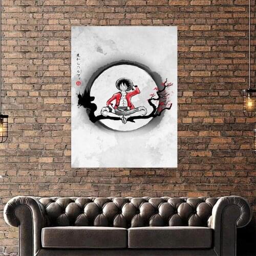Home Decoration Canvas 1 Panel HD Prints Poster Straw Hat Pirate Painting for Living Room Wall Art Modular Picture No Framework