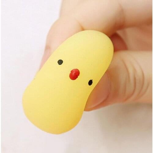 Mini Chick Decompression Pinch Toy Creative Soft Silicone Funny Chicken Squeeze Pressure Relieve Gift Toy