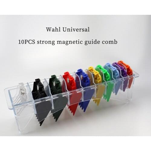 10Pcs Wahl Universal Clipper Strong Magnetic Guide Comb Barber Shop Trimmer Guide Attachment Hair Cutter Limit Comb