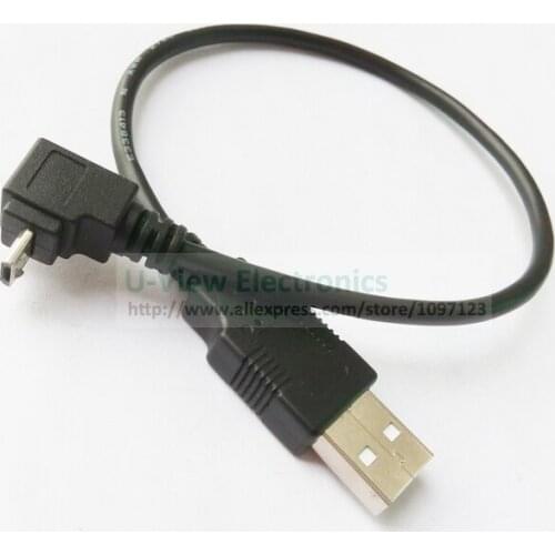 NCHTEK UP Angled 90 Degree Micro USB Data Charge Cable For i9500 i9300 N7100 S2 I9100 About 25CM/Free DHL Shipping/200PCS