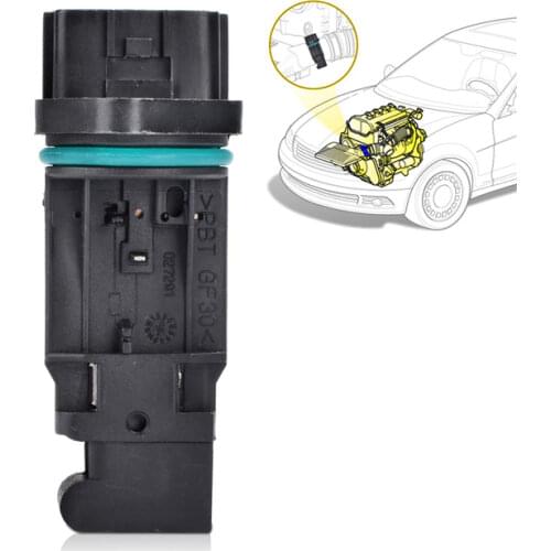 New Mass Air Flow Meter Sensor 22680-4M500 22680-5M300 For NISSAN NAVARA D40 X-TRAIL T30 2.5 dCi YD25DDTi