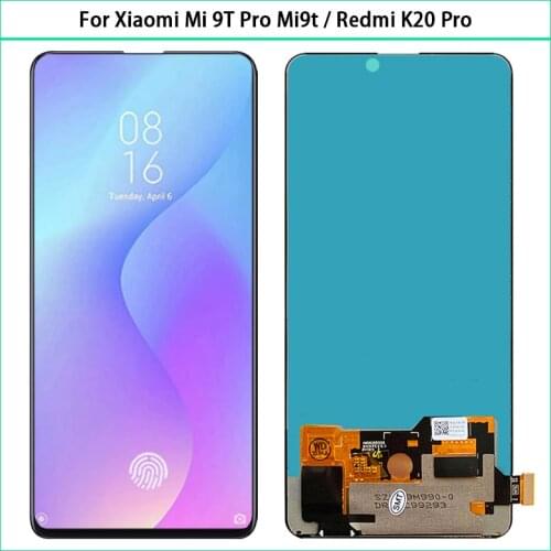 Original AMOLED For Xiaomi Mi 9T Pro Mi9t / Redmi K20 Pro LCD Display Touch Screen Digitizer Assembly For Mi 9t M1903F10G LCD