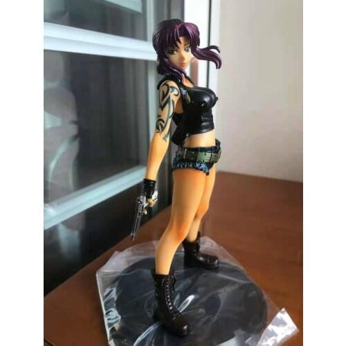 Last one Action Anime BLACK LAGOON Revy Sexy girl 1/6 PVC original Model Action Figure figures Collectibles figurine
