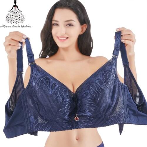 Push Up Bras For Women Underwear Lingerie Full Coverage Sexy Bralette Plus Size Brassiere CDE Cup Sostenes Mujer Grande