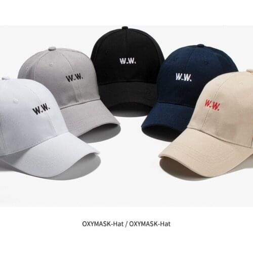 W Letter Embroidery Baseball Caps for Summer Men Women Outdoor Casual Snapback Unisex Caps Adjustable Outdoor Streetwear Hat