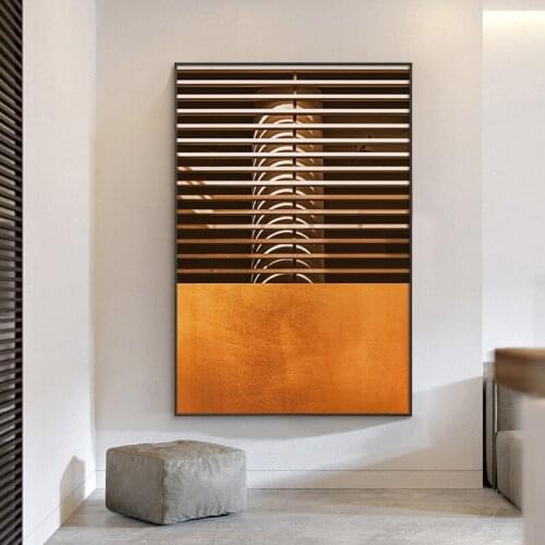 Modern Minimalist Abstract Living Room Decoration Painting Aisle Background Wall Nordic Corridor Light Luxury Mural
