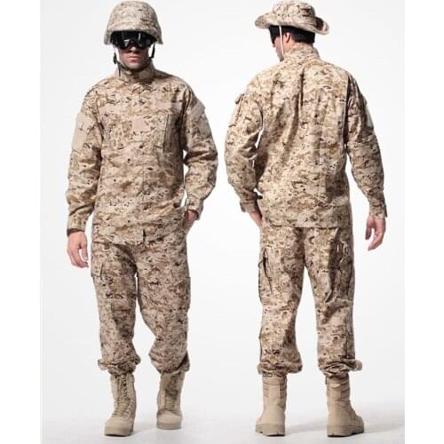 ACU Tactical Army Uniform Camouflage Sets Jacket+Pants Suit S-XXL Clothing Outdoor Hunting Combat Airsoft Uniform