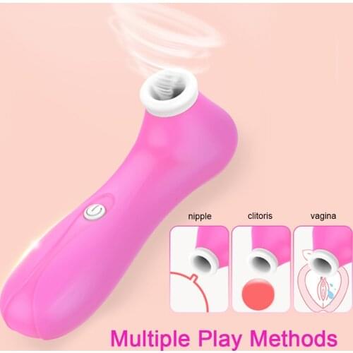 Sucker Vibrator For Women G Spot Clitoris Stimulator Nipple Sucking Vibrator Oral Blowjob Sex Toys For Women Erotic Adult Produc