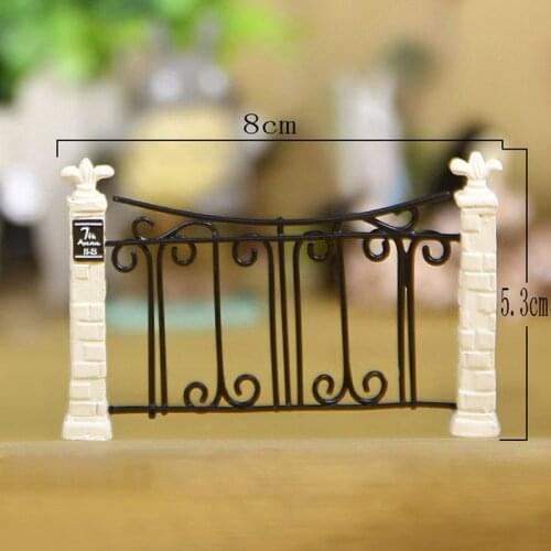 Gate Fence Miniature Fairy Garden Decoration Houses Craft Micro Landscaping Decor Home Decoration DIY Accessories