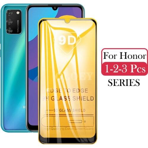 9D Protective Glass Film For Honor 30 30s 20s v30 9lite 9x Full Glue Cover Tempered Glas For honor 9 10 lite 10light view30 case