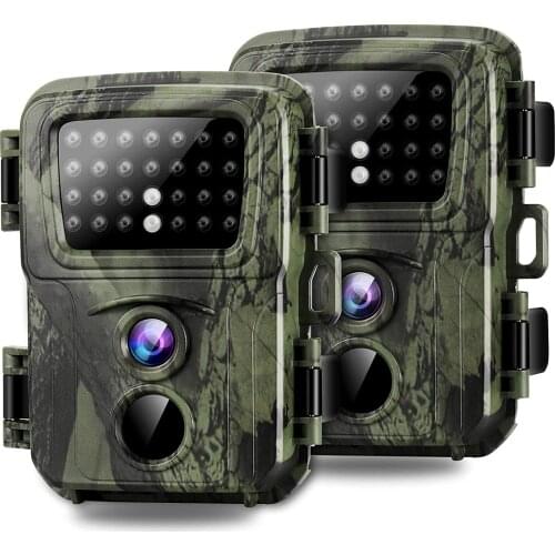 2PCS Suntekcam Trail Hunting Camera 20MP mini600 1080P Infrared 12 Million Outdoor Cameras 38 Infrared Light Monitoring Camera
