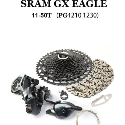 2021 SRAM 1X12 Speed MTB Bicycle Groupset Kit GX Eagle Shifter Lever Trigger Rear Derailleur Cassette 11-50T PG1210 YBN Chain