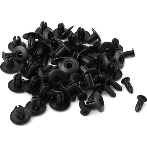 40Pcs 8mm Car Bumper Fastener Clips for Toyota Camry Corolla RAV4 Yaris Auris Corolla Avensis Verso Yaris Aygo Tundra