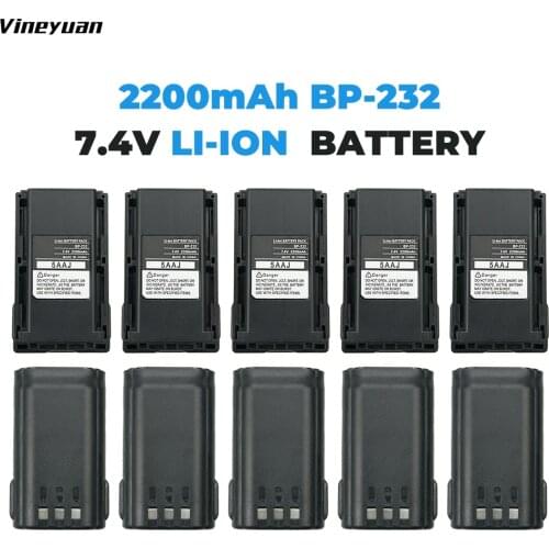 10X ReplacemIcoment Battery for BP-232 BP-231 BP-230 IC-F14 IC-F3062 IC-F3011 2200mAh Li-Ion