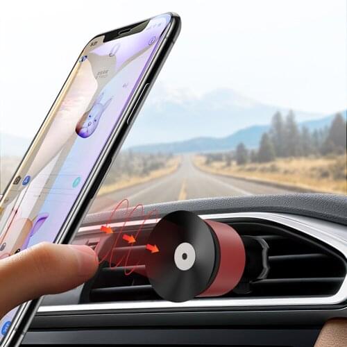 Car Phone Holder 360 Degree Rotation Stand Mount Vacuum Air Outlet Suction Cup Auto Mobile Phone Bracket Car Accessories Gift