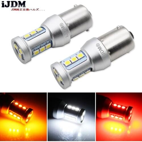 IJDM Car Tail Light 1156 LED Canbus BA15S/P21W BAU15S/PY21W S25 3030 12SMD 12V Auto Brake Reverse Lamp DRL Rear Parking Bulbs