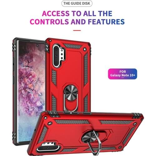 For Samsung Galaxy Note 10 Plus Case Note 10+ Magnet Car Ring Stand Holder Cover For Samsung Note10 Plus Note10 Coque fundas
