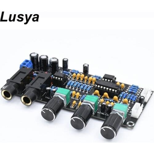 PT2399 Digital Microphone Amplifiers Board Reverberation Karaoke Reverb NE5532 Pre-amplifier Tone Board F4-011