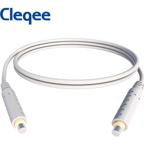 Cleqee HVAC Wire Magnetic Test Leads 30V 5A Low Voltage Magnetic Jumper 20AWG Silicone Cable 1M- White T10005.6