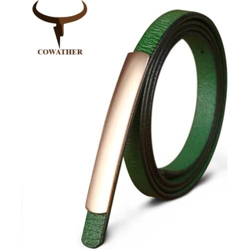 COWATHER Women's Metal Belts