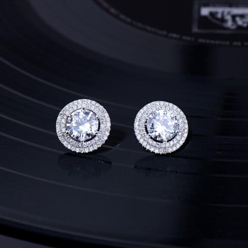 Designer Fashion 925 Sterling Silver Jewelry 3A Cubic Zirconia Party Earring