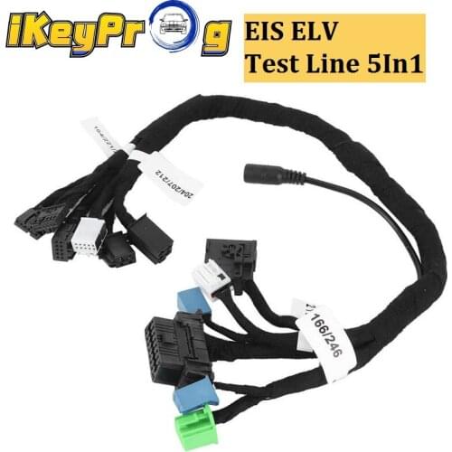EIS ELV Test Cables 5In1 Maintenance Work For VVDI MB BGA TOOL CGDI Prog MB (5pcs/set) With Dashboard Connector EIS ELV Full Set