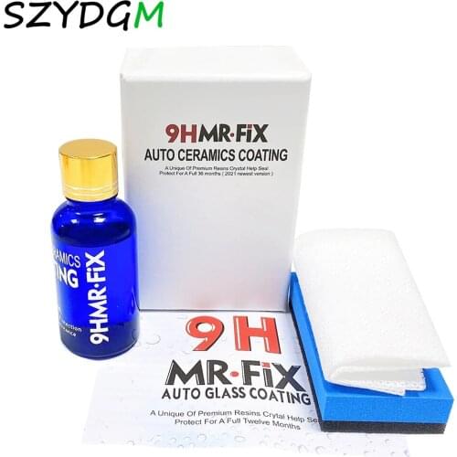 9H Liquid Glass Ceramic Car Coating Waterproof Nano Ceramics Car Paint Care Liquid Super Hydrophobic Glass Coating