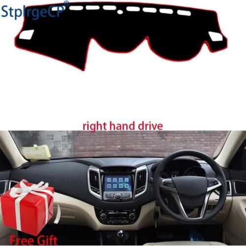Car Dashboard Cover Mat for changan EADO 2016-2017 Right Hand Drive Dashmat Pad Dash Mat Covers Dashboard Accessories