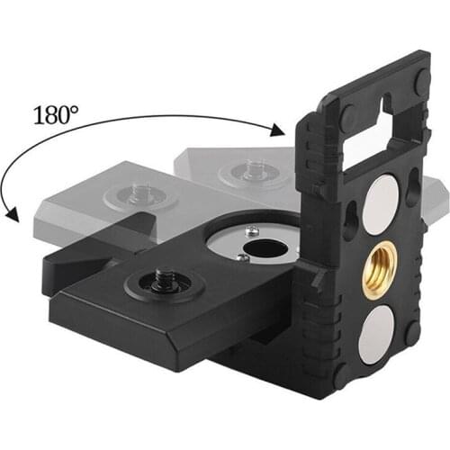 1/4" port laser level bracket leveling super strong iron magnet adsorption bracket for lazer levels laser level tripod