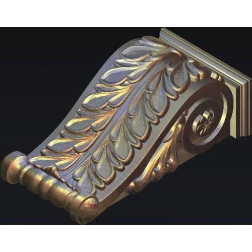 Furniture 4 axis STL relief file model for cnc router engraving cutting carving type3 artcam aspire M288-2