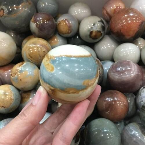 Natural Polished Ocean Jasper Crystal ball crystal Spheres