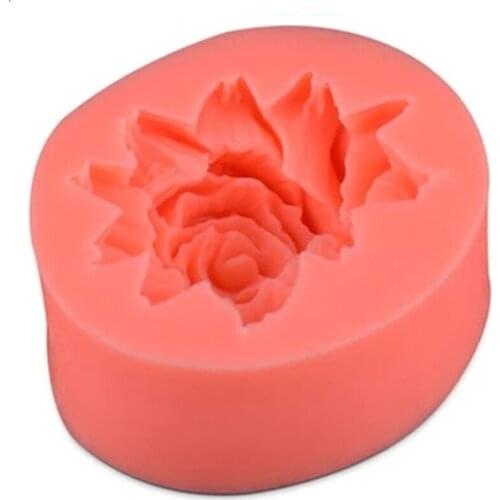 New Cooking Tools Cake Tools Rose Silicone Fondant Cake Chocolate Mold Craft Decorating Tools Mould D019