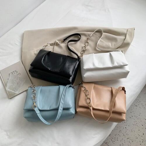 Solid Color Pleated Tote Bag New Fashion Womens Bag High-quality Soft Leather Designer Handbags Travel Shoulder Bags Armpit Bag