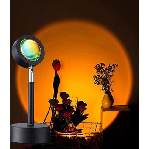 LAYSDA Sunset sunset light net celebrity projection sunset light sunset light floor lamp live daybreaking atmosphere light