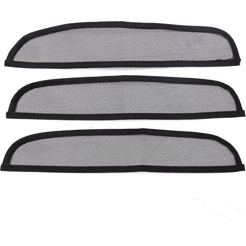 3pcs Hairnet For Clip In Hair Black 140D Hexagonal Net For Make Ponytail Clip In Hair Extension Material Nets