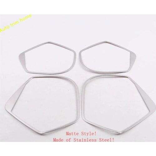 Inner Door Stereo Speaker Audio Sound Loudspeaker Ring Cover Trim 4 Pcs Fit For Cadillac XT4 2019 2020 2021 Accessories