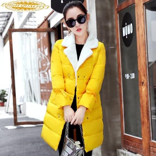 Parkas Mujer 2020 Autumn Winter Jacket Women Parka Long Down Cotton Coat Female Jacket Korean Wadded Abrigo Mujer KJ751