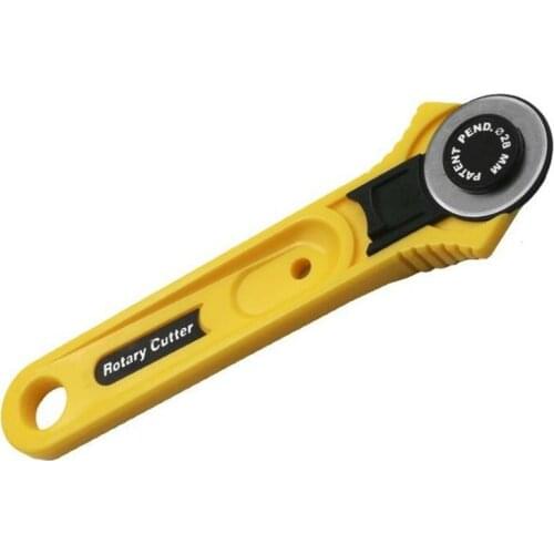 1pc Cloth Rotary Cutter DIY Arts Crafts Cutting Tool Patchwork Roller Wheel Round Knife Leather Paper Fabric Sewing Accessories