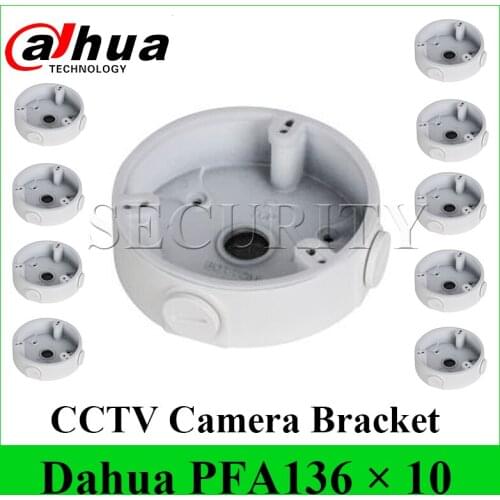 10 Pieces/Lot Dahua PFA136 Waterproof Junction Box for Dahua IP Camera IPC-HDW4431C-A CCTV Mini Dome Camera