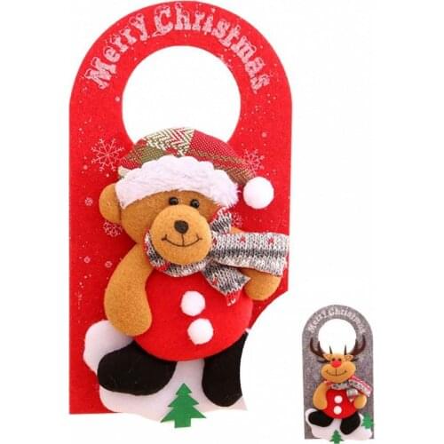 Soft Useful Wide Application Christmas Door Sign Skin-friendly Door Sign Exquisite for Outdoor