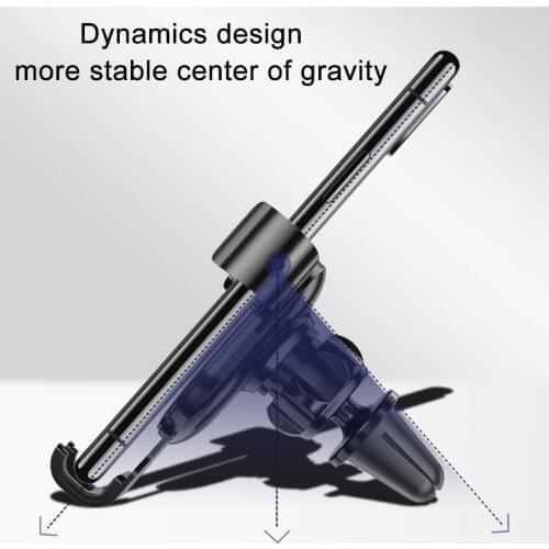 2@#High Quality Car Phone Holder Universal Phone Mount for Phone in Car Mobile Cell Phone Holder Stand Black