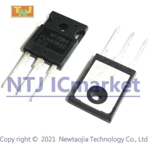 2 PCS FGH40N60SFDTU TO-247 FGH40N60 FGH40N60 SFD 600V, 40A Field Stop IGBT