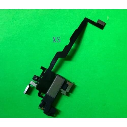 Original For iPhone X Xs Max XR Ear Earpiece Proximity Light Sensor Flex Headphone Sound Earphone Speaker Flex Cable Assembly