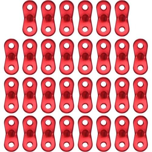 30PCS Tent Fastener Wind Stoppers Tensioners Rope Buckle Adjuster Outdoor Wind for Camping Hiking Backpacking