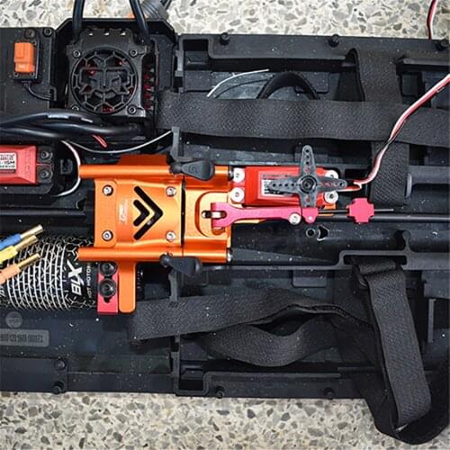 Aluminum Alloy Handbrake + Center Differential Upper Cover for ARRMA-1/7 INFRACTION 6S BLX RC Model Car Accessories