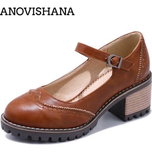 ANOVISHANA Mary Jane Women's Shoes