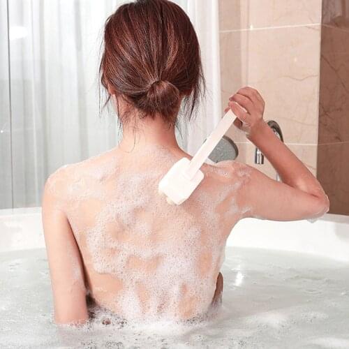 Long ABS Body Brush Massager Bath Shower Back Spa Scrubber Bath Body Brush Cleaning Tool