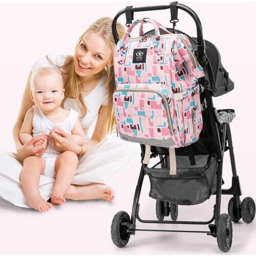 Baby Diaper Bag Travel Backpack Multifunctional Portable Stroller Mother Bag Baby Care Waterproof Large Capacity Maternity Bag