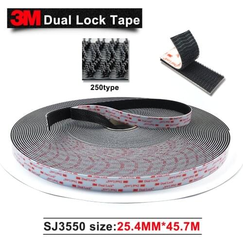 Hot sale promotion 3M dual lock items double sided black tape waterproof acrylic self adhesive tape 1in * 50 yards on sale