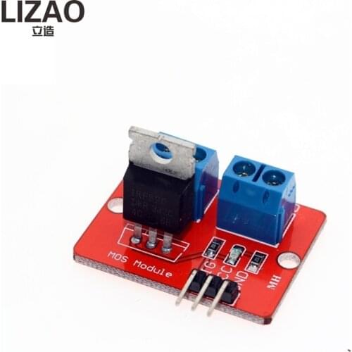 0-24V Top Mosfet Button IRF520 MOS Driver Module For Arduino MCU ARM Raspberry pi